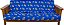 Tampa do futon College Covers Everything Comfy Kansas Jayhawks, tamanho completo (54 x 76 x 6), para colchões de 6 e 8 - Imagem 1