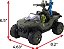 NKOK Halo Infinite RC: Batalha do Warthog UNSC - com o Mestre Chefe e Spartan, controle remoto de 2.4 GHz com veículo de impulso turbo - Imagem 4