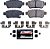 Freio traseiro Z23-1088 Power Stop Evolution Sport com pastilhas de freio de cerâmica infundida com fibra de carbono e hardware - Imagem 4