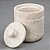 Suporte para Bolinhas de Algodão de Mármore Champagne para Casa Criativa, bege, 3-1/2  de diâmetro x 3-3/4 de altura (74732) - Imagem 4