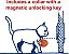 Porta para Gatos Ferplast 'Swing 7' com Sistema de Trava de 4 Vias e Chave Magnética | Porta para Animais de Estimação Universal Branca para Uso Interior e Exterior Ideal para Gatos e Cães Pequenos de - Imagem 5