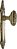 Nostalgic Warehouse, Passagem-2,375, Antique Brass 702080 Placa Vitoriana com Maçaneta. - Imagem 5