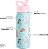Garrafa de água para crianças Simple Modern Disney Princesses com tampa de canudo | Copo térmico reutilizável de aço inoxidável para meninas, escola | Coleção Summit | 18oz, Princesas Beleza Real - Imagem 2