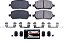 Frenagem Potente Z23-956 - Pastilhas de Freio Dianteiras Z23 Evolution Sport de Cerâmica Infundida com Fibra de Carbono e Hardware - Imagem 3