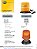 HELLA H27113011 K-LED 50 Luz de Beacon de Montagem Magnética Compacta, 15 Padrões de Flash/Rotação, À Prova d'Água, 12/24V, Âmbar - Imagem 2