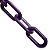Corrente de barreira de plástico Sr. Chain, roxa, diâmetro do elo de 1,5 polegadas, comprimento de 50 pés (30023-50) - Imagem 1