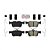 Pastilhas de freio traseiro semi-metálicas NWF-PTM1665 para Ford Fusion Escape Edge Lincoln MKZ MKC MKX Nautilus Continental Corsair Police Responder Hybrid SSV Plug-In Bronco Sport. - Imagem 1