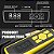 Inflador de pneus digital portátil 12V DC amarelo DNA MOTORING TOOLS-00211 com medidor de pressão para carros, bicicletas, motocicletas e bolas - Imagem 3