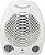 Aquecedor portátil Vie Air com 2 configurações de ventilação e termostato ajustável, 1500W, Branco - Imagem 1