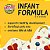 Fórmula orgânica para bebês da Earth's Best para bebês de 0 a 12 meses, fórmula infantil em pó com ferro, ômega-3 DHA e ômega-6 ARA, recipiente de 21 on - Imagem 3