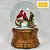 Globo de neve decorativo com par de cardeais do bosque Ashfield & Harkness e caixa de música com corda. - Imagem 5