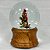 Globo de neve decorativo com par de cardeais do bosque Ashfield & Harkness e caixa de música com corda. - Imagem 4