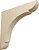 Suportes de madeira grande Olympic Ekena Millwork BKTW01X10X10OLRW, 1 3/4W x 10D x 10H, Borracha Wood - Imagem 1