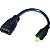 Adaptador Argom Micro HDMI para HDMI - Preto (ARG-CB-0054) - Imagem 1