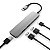 ADAPTADOR SATECHI ST-CMAM MULTI USB-C CINZA - Imagem 1