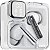Fone de Ouvido Auricular QCY Melobuds Neo TWS Bluetooth - Branco - Imagem 1