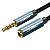 Cabo Adaptador Ugreen AV118 Jack 3.5 mm - Preto/Azul 2 metros - Imagem 4