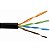 Cabo de Rede UTP Norphel CAT5e 100% Cobre Exterior - Preto 500 metros - Imagem 1