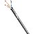 Cabo de Rede UTP Norphel CAT5E 4 x 24 AWG 100% Cobre Bobina Cobertura Bobina Simples Interior - Preto 305 metros - Imagem 1