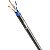 Cabo de Rede UTP Norphel CAT6 4 x 23 AWG 100% Cobre Dupla Camada Bobina Externa - Preto 305 metros - Imagem 1