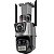 Câmera IP Satellite A-CAM009D 2 Câmeras Externas Wi-Fi - Cinza/Preto - Imagem 1