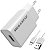 Carregador de Parede Mega Star CH400 USB-A 10 W + Cabo USB-C - Branco - Imagem 1