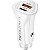 Carregador para Carro Foxbox Trail PD20W USB-A/USB-C 20W - Branco - Imagem 1