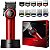 Cortador de Cabelo Voyager VGR V-001 LED Recarregável - Vermelho. - Imagem 1