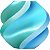 Filamento para Impressora 3D Bambu Lab Pla Silk Dual Color 1.75 mm - Blue Hawai (Blue/Green) 1kg - Imagem 1