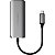 Hub Satechi Multiport 4 em 1 USB-C - Cinza (ST-H3C25EM) - Imagem 4
