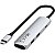 Hub Satechi Multiportas 4 em 1 USB-C - Silver (ST-P4SS) - Imagem 3