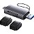Leitor de Cartões de Memória Baseus Lite Series BS-OH069 Dual-Slot - Cinza/Preto (WKQX060113) - Imagem 3