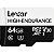 Memória Micro SD Lexar High-Endurance 100 MB/s Classe 10 64 GB (LMSHGED064G-BCNNG) - Imagem 1