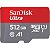 Memória Micro SD SanDisk Ultra 150 MB/s C10 U1 512 GB com Adaptador (SDSQUAC-512G-GN6MA) - Imagem 1