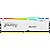 Memória RAM DDR5 Kingston 5200 MHz 16 GB Fury Beast RGB KF552C36BWEA-16 - White - Imagem 1