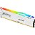 Memória RAM DDR5 Kingston 5200 MHz 16 GB Fury Beast RGB KF552C40BWA-16 - Branco - Imagem 3