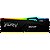 Memória RAM DDR5 Kingston 5200 MHz 32 GB Fury Beast RGB KF552C40BBA-32 - Preto - Imagem 2
