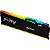Memória RAM DDR5 Kingston 5200 MHz 32 GB Fury Beast RGB KF552C40BBA-32 - Preto - Imagem 3