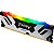 Memória RAM DDR5 Kingston 6400 MHz 16 GB Fury Renegade RGB KF564C32RSA-16 - Prata/Preto - Imagem 1