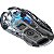 Mouse Gamer GravaStar Mercury M2 RGB Sem Fio - Preto Transparente - Imagem 2