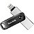 Pendrive SanDisk Ixpand GO SDIX60N para iPhone Lightning 128 GB - Prata/Cinza (SDIX60N-128G-GN6NE) - Imagem 5