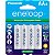 Pilha Recarregável Panasonic Eneloop Pro BK-3MCCA4BA AA4 - 4 unidades - Imagem 1