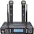 Sistema de Microfones Sem Fio UHF Mega Star MIC5539PRO - Preto - Imagem 2