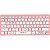 Teclado FTX B1000 Ultra Slim Sem Fio - Rosa (Português) - Imagem 2