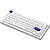 Teclado Gamer Mecânico Akko MOD007B PC RGB 75% Hot Swap Sem Fio - Branco/Azul (Inglês) - Imagem 7