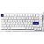 Teclado Gamer Mecânico Akko MOD007B PC RGB 75% Hot Swap Sem Fio - Branco/Azul (Inglês) - Imagem 8