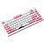 Teclado Gamer Mecânico Akko MOD007B-HE PC Tokyo R2 RGB Sem Fio Switch Yellow - Branco/Rosa (Inglês) - Imagem 3