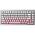 Teclado Gamer Mecânico Akko Monsgeek M1W HE-SP RGB Sem Fio Switch Yellow - Silver/Pink (Inglês) - Imagem 7