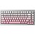 Teclado Gamer Mecânico Akko Monsgeek M1W HE-SP RGB Sem Fio Switch Yellow - Silver/Pink (Inglês) - Imagem 9