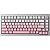 Teclado Gamer Mecânico Akko Monsgeek M1W HE-SP RGB Sem Fio Switch Yellow - Silver/Pink (Inglês) - Imagem 2